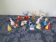 Mixed Lot Of 15+ Disney PVC Birthday Cake Toppers Figurines Toys Frozen Aladdin