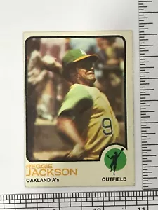 1973 Topps Reggie Jackson #255 Oakland Athletics A's - Picture 1 of 2