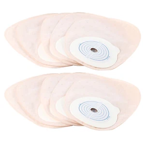 10pcs Pack One Piece System Ostomy Bag Medicals Drainable Pouch Colostomy Ba FAT - Bild 1 von 8