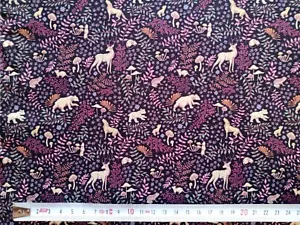 Remnant FELDBERG FOREST C Liberty of London Tana Lawn cotton approx 44 x 30 cm - Picture 1 of 4