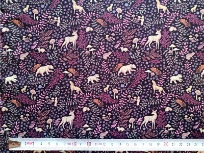 Remnant FELDBERG FOREST C Liberty of London Tana Lawn cotton approx 44 x 30 cm - Image 1 of 4