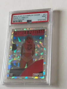 2024 GAS Fifth Harmony CAMILA CABELLO Complex CRACKED ICE # /100 Card XOXO PSA 9 - Picture 1 of 9