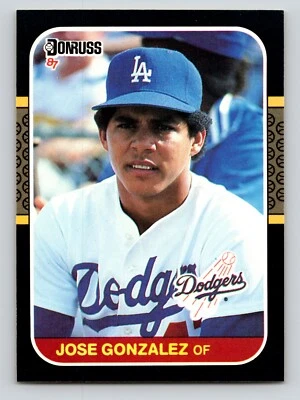 1987 Donruss - Jose Gonzalez #525 (RC) - Image 1 of 2