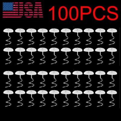 100PCS Headliner Twist Pins Kit For Fabric Sofa Chair Upholstery Crafts Repair