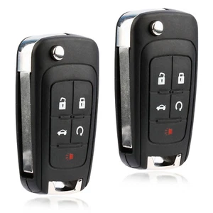 2 Remote 5-Button Key Fob for 2012 2013 2014 2015 2016 2017 Buick Verano (PEPS) - Picture 1 of 5