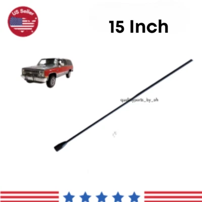 Mástil de repuesto de antena de 15"" radio Am/Fm para GMC V1500 Suburban 1987-1991 Foto 1 de 2