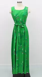 Vintage 1960er-70er MALIA of HAWAII grün Baumwolle Sommerkleid Herzdruck Größe M - Bild 1 von 16