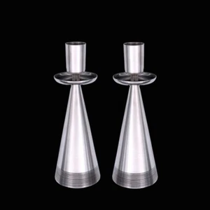 Svend Weihrauch / Toxværd. A pair of Sterling Silver Candlesticks. - Picture 1 of 5