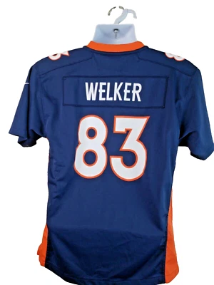 Camiseta Oficial NFL Nike Onfield Denver Broncos Wes Welker Azul Mujer Talla XL Foto 1 de 4