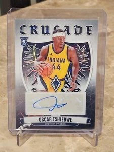 2023-24 Panini Phoenix Oscar Tshiebwe RC Crusade Lazer Auto /99 Pacers #CS-TSH - Picture 1 of 2