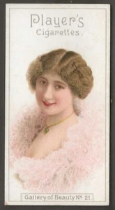PLAYERS-GALLERY OF BEAUTY SERIES 1896-#21- QUALITY CARD!! - Picture 1 of 2