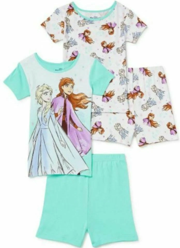 Disney Frozen Girls 4 PC Pajama Set - Size 10 -