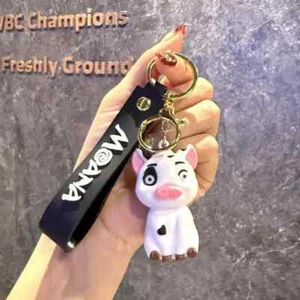 PUA - Moana 2 Cute Keychains New Disney Anime Key Ring Kids - Picture 1 of 1