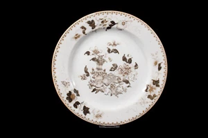 Ein Grisaille - Verzierter Teller. Export Porzellan. China , ca. 1760. Qianlong - Bild 1 von 10