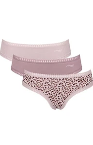 SLOGGI Damen Hipster GO CRUSH Spitzenbündchen Baumwoll-Jersey elast 3er Pack XXL - Bild 1 von 4