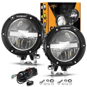 AUXBEAM 4INCH 100W LED Work Light Bar Hi/Lo DRL Combo Pods Offroad Fog Lamp 4WD - Picture 1 of 12