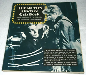 FAIR! THE MOVIES, A PICTURE QUIZ BOOK By Stanley Appelbaum & Hayward Cirker PB - Picture 1 of 4