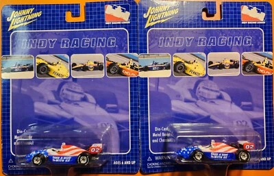 Johnny Lightning 2002 "Take A Ride With Us" Racing Indy Car Edição Limitada Lote de 2 - Imagem 1 de 4