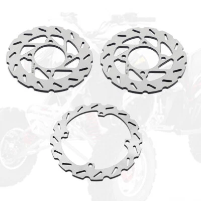 Rotores de discos de freno delanteros y traseros para Polaris Outlaw 450 525 IRS 5247752 5249138 Foto 1 de 4