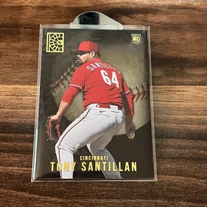 2022 Panini Capstone Tony Santillan Gold RC - Luxury Suite #142 Cincinnati Reds - Bild 1 von 2