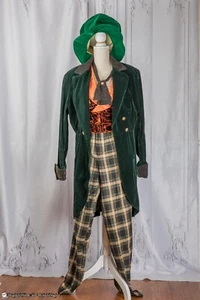 Mad Hatter Costume Medium Alice in Wonderland In Character Halloween - Picture 1 of 6