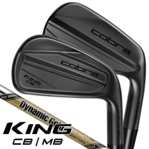 Cobra KING FORGED CB/MB COMBO BLACK Iron set 5-pw / DG TOUR ISSUE EX S200 - Picture 1 of 2