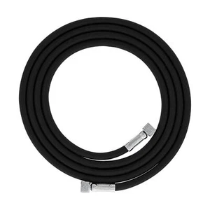 10' BRAIDED AIRBRUSH HOSE 1/8" Fitting Ends Coupling Fit Iwata Master Compressor - Picture 1 of 5