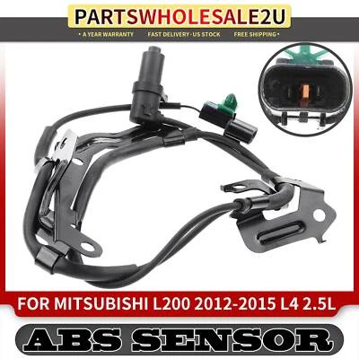 Front Left ABS Wheel Speed Sensor for Mitsubishi L200 2012-2014 2015 2.4L 2.5L - Image 1 of 4