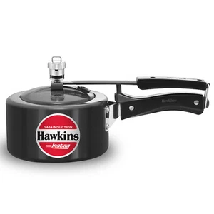 Hawkins Instaa 1.5 Ltr Pressure Cooker Hard Anodised Induction Inner Lid Cooker - Picture 1 of 12
