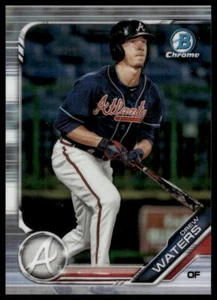 2019 Bowman Draft #BDC-25 Drew Waters Chrom Refraktor Atlanta Braves - Bild 1 von 2