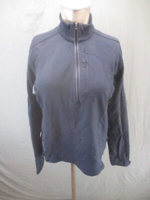 Спортивный пуловер ICEBREAKER GT 260 размер L мужской черный мериносовая шерстяная смесь 1/2 на молнии 906 - Изображение 1 из 4