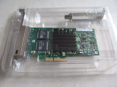 New Intel I340-T4 E1G44HT E1G44HTBLK NIC Gigabit PCI-E Ethernet Server Adapter - Image 1 of 3