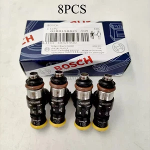 8PCS High Impedance Fuel Injectors 0280158821 For 210lb 2200cc EV14 NEW - Picture 1 of 5