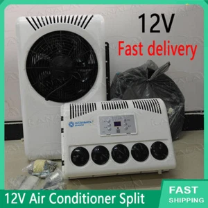 12V A/C Kit Vehicle Split Air Conditioner Universal Fits RV Caravan Truck Bus - Picture 1 of 13