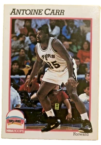 Tarjeta delantera Antoine Carr #35 1991 San Antonio Spurs #433 NBA Hoops All Star #24 - Imagen 1 de 2