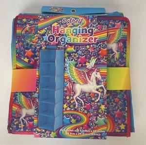 Lisa Frank 6 Shelf Hanging Skye Organizer Unicorn 11.5” x 48” New RARE - Picture 1 of 6