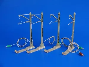 MÄRKLIN - 7009 / 7012 - 4x Anschlussmasten - Oberleitung /(26)/ - Bild 1 von 1