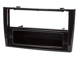 Einbaurahmen DIN Autoradio für Peugeot 308 CC RCZ schwarz glänzend - Bild 1 von 1