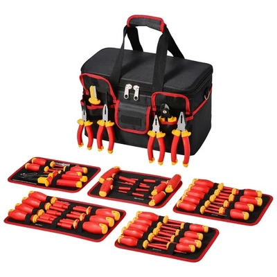 Uimoso 50-Piece Insulated Screwdriver Kit for Electricians, Rated 1000V - Image 1 of 4
