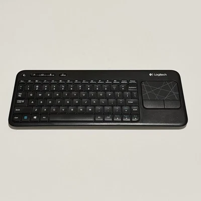 Logitech Wireless Keyboard K400r and Trackpad with USB Dongle - Tested Works - Image 1 of 4