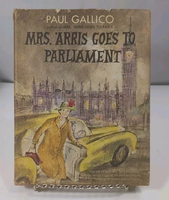 Mrs. Arris Goes to Parliament by Paul Gallico 1st Edition 1965 HCDJ ex library - Image 1 of 4