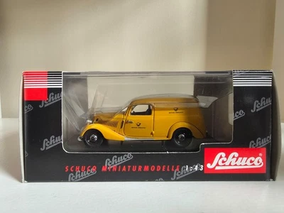 Schuco Mercedes 170V Post Box Car (Kastenwagen), en caja de plástico original. Foto 1 de 4
