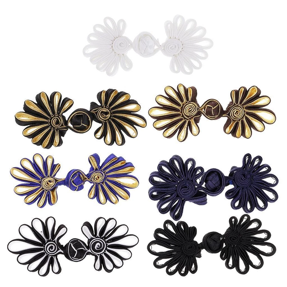 5 Chinese pimples delicate knot of frog DIY CRAFT clothing - Image 1 of 1