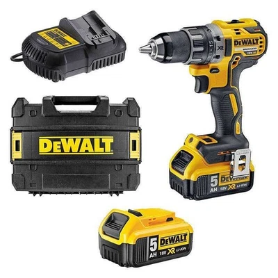Perceuse-visseuse compact 18V DEWALT DCD791P2-QW avec coffret et 2 batteries 5,0 - Photo 1/4