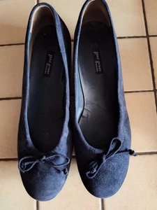 PAUL GREEN PUMPS, Damen Gr. 5 (37,5) dunkelblau, sehr guter Zustand Keilabsatz - Bild 1 von 6