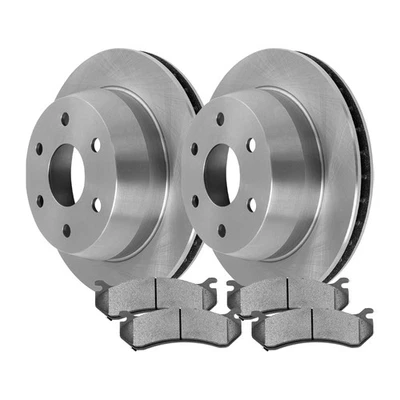 Rear Brake Rotors & Ceramic Pads Kit for Chevrolet Tahoe 2000-2001 6 Lug 324.5mm Foto 1 de 4