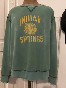 Vintage 90s POLO Ralph Lauren Indian Springs Green Sweatshirt men’s XXL 2X READ - Picture 1 of 12
