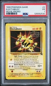PSA 1 Pokemon Movie Promo Electabuzz #2 1999 Black Star WoTC PR - Bild 1 von 2