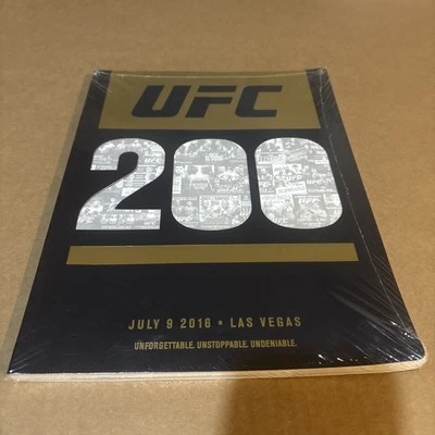 OFFICIAL PROGRAM UFC 200 PENA NUNES LESNAR CORMIER ALDO EDGAR VELASQUEZ MILLER - Image 1 of 4
