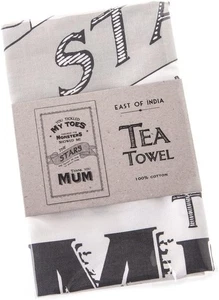 toalla de té, me hiciste cosquillas en los dedos de los pies, gracias mamá 1248 regalo este de la India - Imagen 1 de 2